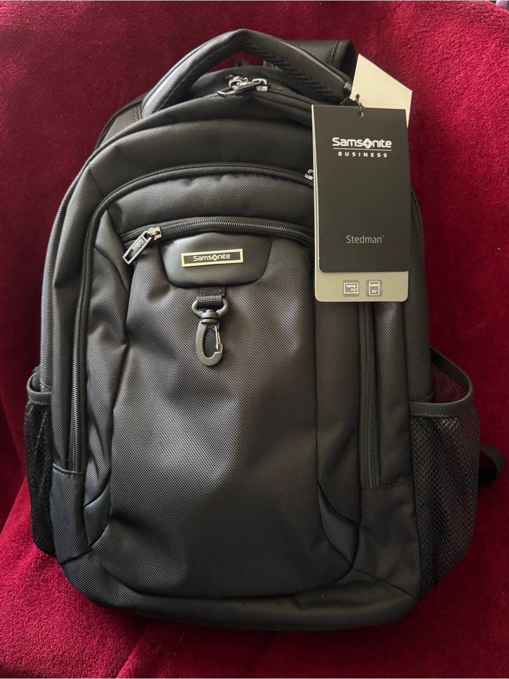 Samsonite Black Business Backpack with Front Organizer